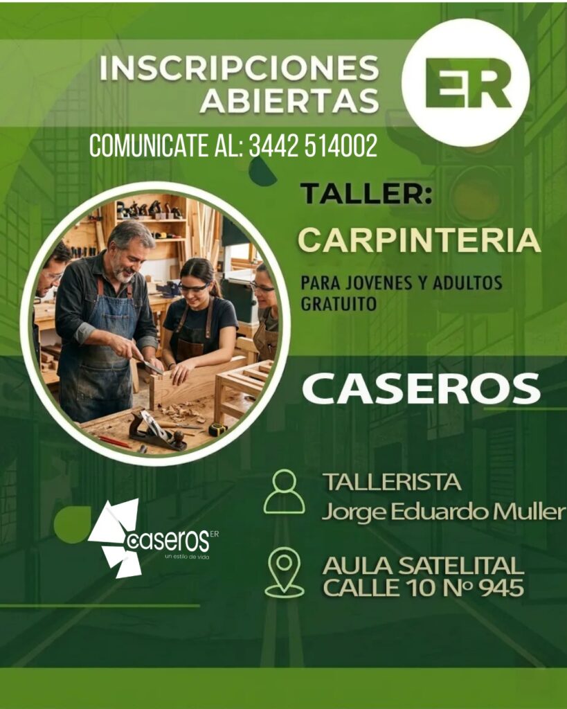 Formación profesional: abren las inscripciones para nuevos talleres gratuitos