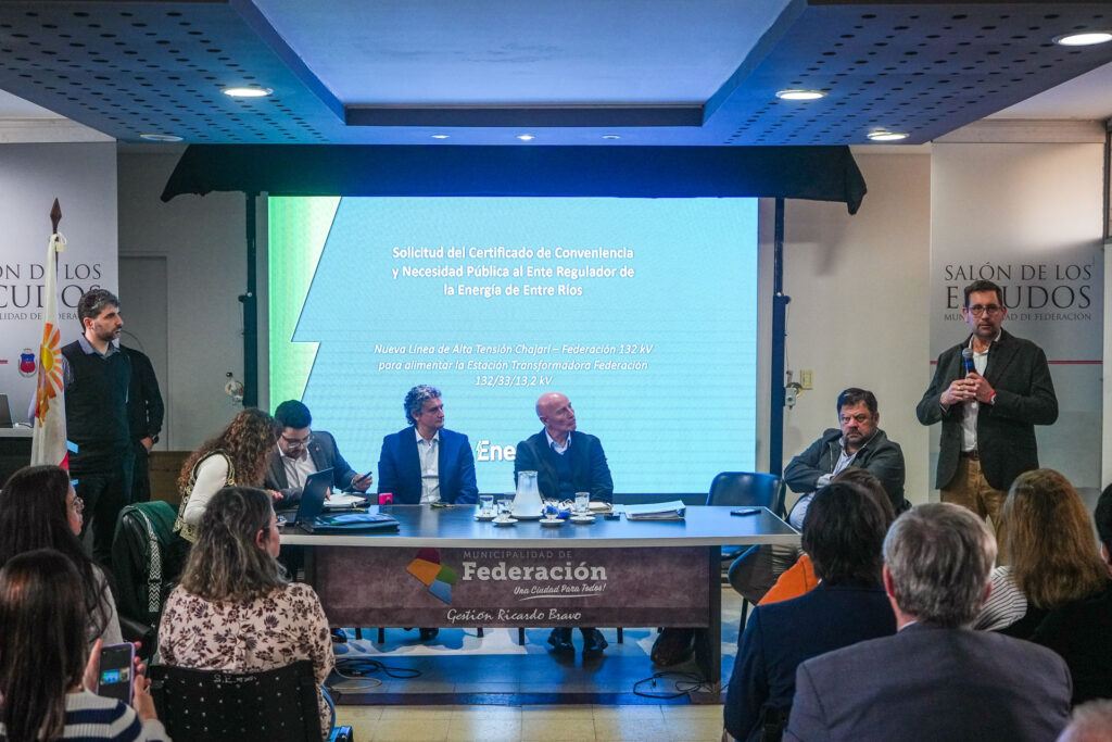 Avanza el proyecto de alta tensión que cuadruplicará la capacidad eléctrica en el norte de Entre Ríos