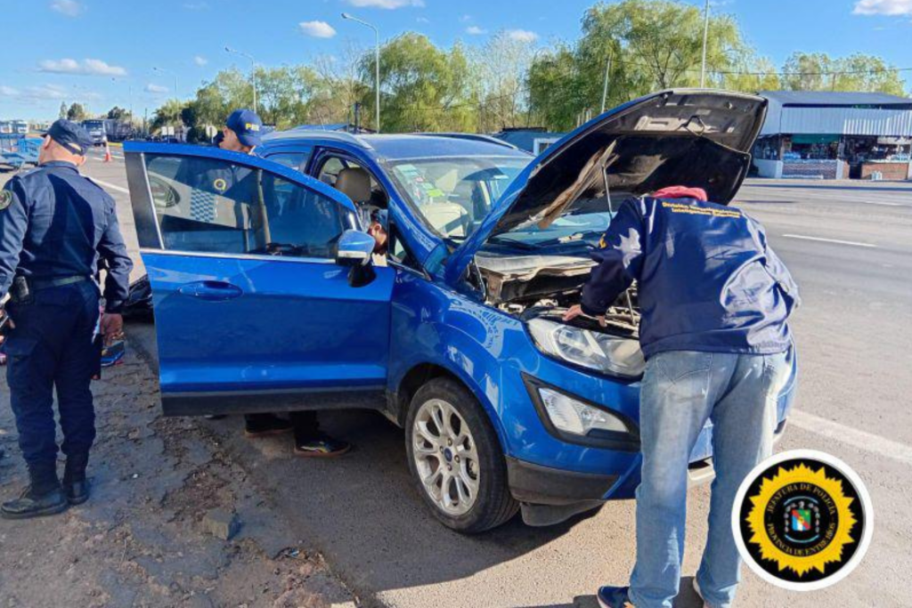 Secuestraron más de un kilo de cocaína en el puesto de control vial Brazo Largo
