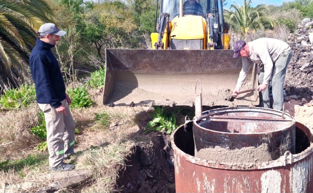 Caseros: ejecutan obras en la red cloacal para evitar colapsos durante las lluvias