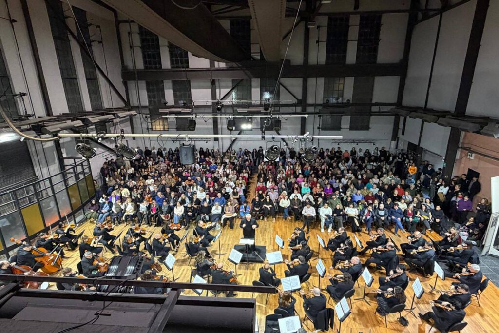 La Orquesta Sinfónica de Entre Ríos deslumbró a más de 400 personas en La Vieja Usina