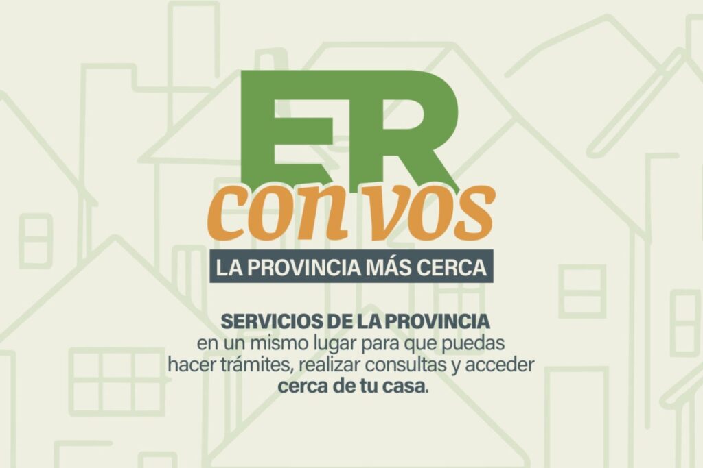 ER con Vos llega al barrio AATRA de Paraná para acercar trámites y servicios