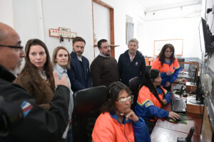Frigerio supervisó la sede del 107 en Concordia y destacó la optimización de los servicios de emergencia