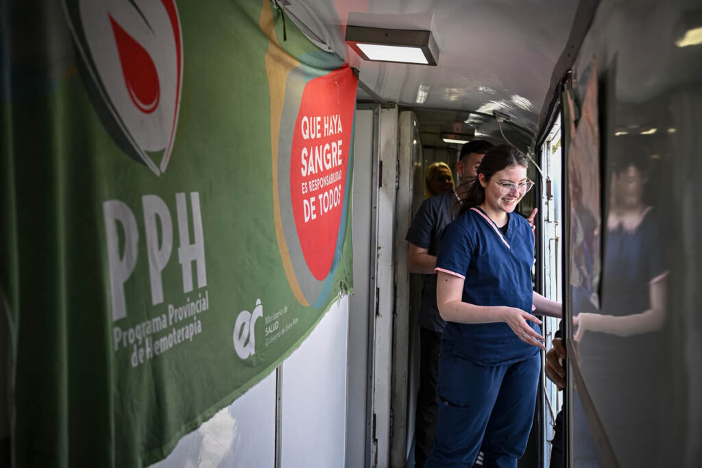 Entre Ríos refuerza la promoción de la donación voluntaria de sangre mediante colectas y capacitaciones